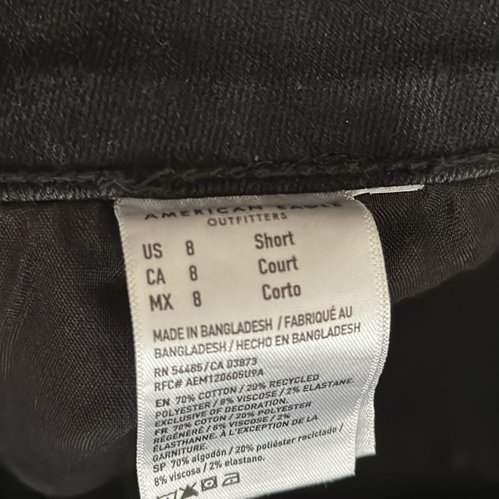American Eagle Outfitters Women’s Black Skinny Jeans. Size 8S. - Picture 5 of 6